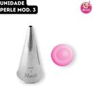 Bico de Confeitar Perle Especial Inox Pequeno Mago - Mod. 3 - Unidade