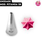 Bico de Confeitar Pitanga Aberta Inox Grande Mago - Mod. 3B - Unidade