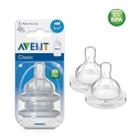 Bico de Mamadeira Clássica Philips Avent N. 03 C/2 - SCF633/27