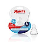 Bico De Mamadeira Mamita Silicone Anatômico Blister C/12