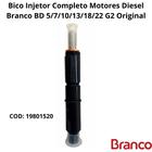 Bico Injetor Completo Motores Diesel Branco BD 5/7/10/13/18/22 G2 Original