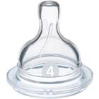 Bico Mamadeira Classic Fluxo Rapido Nº4 (6M+) Philips AVENT SCF634/27 - 2 Unidades