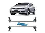 Bieleta Barra Dianteira Honda Civic 2012 2013 2014 2015 2016 - Grazzimetal