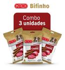 Bifinho Para Cães Sabor Carne 55g 8 In 1 - Kit Com 3 Pacotes