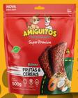 Bifinho Petiscos Amiguitos para Cães Sabor Carne, Frango, Frutas & Cereais 500 grs