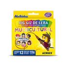 Big Giz de Cera 12 Cores Multicultural - Acrilex