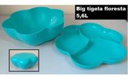 Big Tigela Floresta 5,6l Tampa Petisqueira - Tupperware