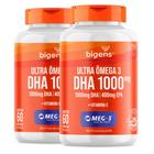 Bigens kit 2x ultra omega 3 dha 1000