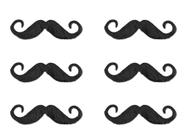 Bigodes Peludos para Guidão Beistle - Pacote com 6 Peças (5cm) - Pretos
