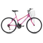 Bike Aro 16 Foxer Maori Rosa Pink com Cesta Fm261S Houston