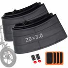 Bike Tube MS.JIVMEE 20x3.0 Fat Tire de 20 polegadas, pacote com 2 eBikes