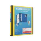 Binder Staples 827605 Better D-Ring de 1,5 polegadas amarelo