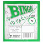 Bingo Tamoio Verde 100 Folhas - 15 Unidades