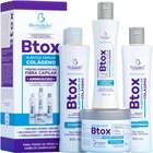 Bio Instinto Btox Plástica Capilar - Kit Colágeno Capilar Cabelos Danificados (4 Produtos)