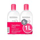 Bioderma Sensibio H2O Kit 2 Águas Micelar De Limpeza 500Ml