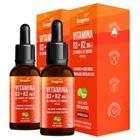 Biogens kit 2x vitamina d3 2000ui + k2 mk7 100mcg limão 20ml