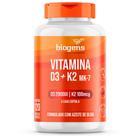 Biogens vitamina d3 2000ui + k2 mk7 100mcg óleo de oliva 60 caps