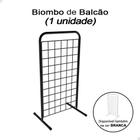 Biombo Expositor Mini De Balcão Aramado 60cm 1 Uni Loja Preto