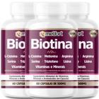 Biotina B7 500g Cabelo Pele e Unhas 180 cápsulas