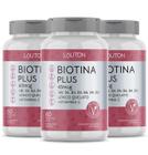 Biotina Plus 60 Cápsulas 45Mcg Lauton 3 Potes