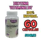 Biotina + Vitamina B7: Cabelos e Unhas Fortes 60 Caps 500Mg - NatusVida