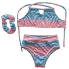 Biquini Cropped Infantil Moda Praia E Piscina Proteção Uv