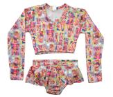 Boneca Barbie Fashion Praia Roupa Laranja Mattel DWJ99 HDC49