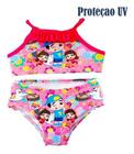 Biquini Infantil Moda Praia Verão Com Proteção Uv