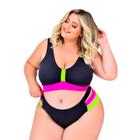 Biquini Plus Size Feminino Costura Reforçada Empina Bumbum