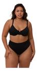 Biquini plus size meia taça calcinha alta hot pant