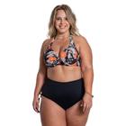 Biquini Sunquini Plus Size Cintura Alta Com Bojo Fixo E Aro