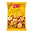 Biscoito Amanteigado Banana e Canela Bauducco Sachê Com 80 Unidades