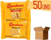 Biscoito Bauducco Sachê Cream Cracker + Maizena 50 unidades