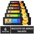 Biscoito de Arroz Importado, Kalassi, 6 Pacotes de 100g