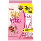 Biscoito de palito pocky sabor morango glico family 140g