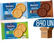 Biscoito Em Sache Renata Chocolate, Leite E Coco - 840 Und