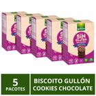 Biscoito Gullón, Cookie Chocolate, 5 Pacotes 200G, Sem