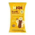 Biscoito Infantil Biscotti Banana E Cacau Papapá 60g KIT C/2 - PAPAPA