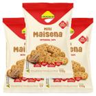 Biscoito Mini Maisena Integral Diet, Zero Lactose Lowçucar contendo 3 pacotes de 100g cada