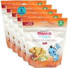 Biscoito Natural Fit 150G Cães Turma Da Mônica Kit Com 5