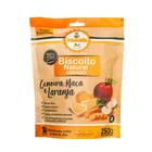 Biscoito Natural Sabor Cenoura, Maçã e Laranja 250g Brincalhão