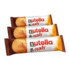 Biscoito Recheado Nutella B-ready, 3 Pacotes de 22g