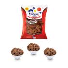 Biscoito Rosquinha De Chocolate Panco 500 Gramas Kit 3