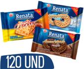 Biscoito Sache Renata Chocolate Cream Cracker Leite - 120 Un