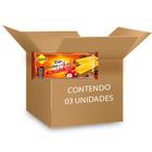 Biscoito Wafer Chocolate e Avelã Zero Lactose, Zero Açúcar Lowçucar contendo 3 pacotes de 115g cada