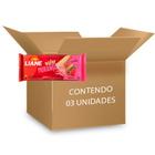 Biscoito Wafer Morango Liane contendo 3 unidades de 90g cada