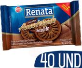 Biscoitos Amanteigados Sache Renata Chocolate - 40 Un