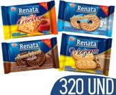 Biscoitos Sache Renata Chocolate Cracker Maizena Leite 320 U