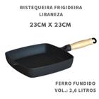 Bistequeira Frigideira Estriada Ferro Fundido 22cm Libaneza