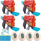 Blaster XShot Dino Attack Extinct - Pacote com 4 Dardos de Espuma ZURU